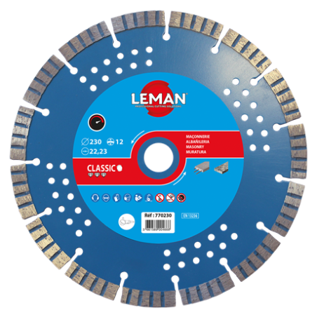 Disque Diam Segments Beton Arme 350X25.4 ref 770355 Leman