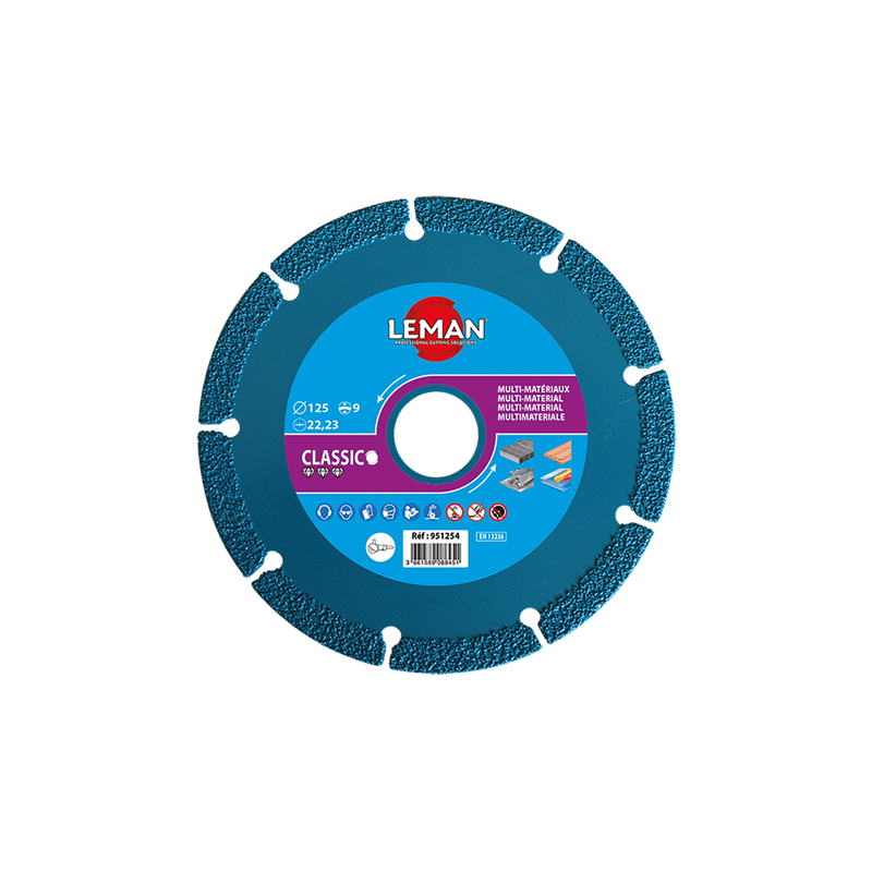 Disque Diamant Multi Usage 125X22.23 ref 951254 Leman