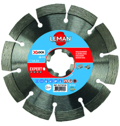 Disque Diamant Segments Beton Arme 115 Xlock Ht10 ref XL710115 Leman