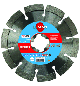 Disque Diamant Segments Beton Arme 125 Xlock Ht10 ref XL710125 Leman