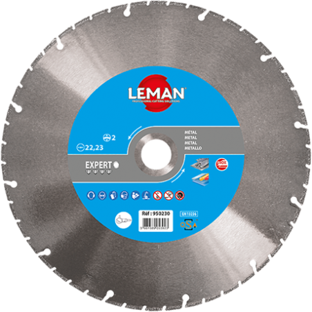 Disque Diamant Brase Acier 350X20 ref 950351 Leman