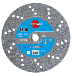 Disque Diamant Brase Ø230 X M14 Ebarbage Acier, Fo ref 970230 Leman