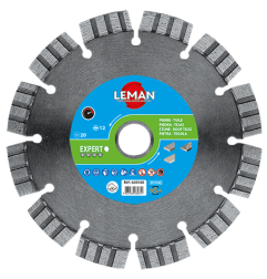 Disque Diamant Segments Turbo Granit Quartz 125X22 ref 630125 Leman
