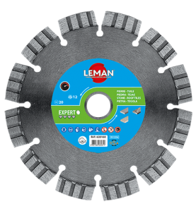 Disque Diamant Segments Turbo Granit Quartz 125X22 ref 630125 Leman