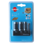 4 Meches A Bouchonner Acier Sur Queue Ø6-10-13-16 ref 200.500.04 Leman