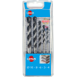 Coffret 5 Foret Beton Cylindriques D.4-5-6-8-10Mm ref 602.000.05 Leman