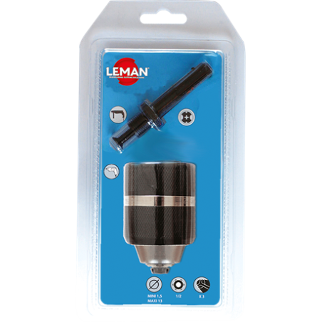 Kit Mandrin Automatique Ma13 + Adaptateur Sds ref 913.002 Leman