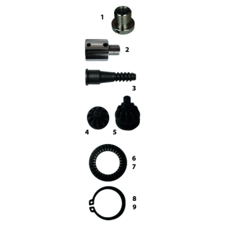 Pignon Mandrin De Tournage 1"X8Tpi ref 870.005.09 Leman