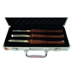 Assortiment 3 Outils De Tournage Acier Gouges Plane Plate / Grain D'Orge / A Profiler ref 870.500.03 Leman
