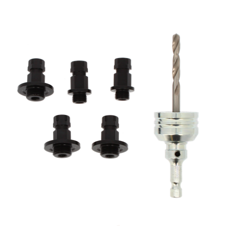 Mandrin Auto Pour Trepans Hss Bi-Metal + 5 Adaptat ref 10090.05 Leman