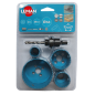 4 Trepans Bim D22/35/44/68 + Mandrin/Foret/Adapt ref 3004 Leman