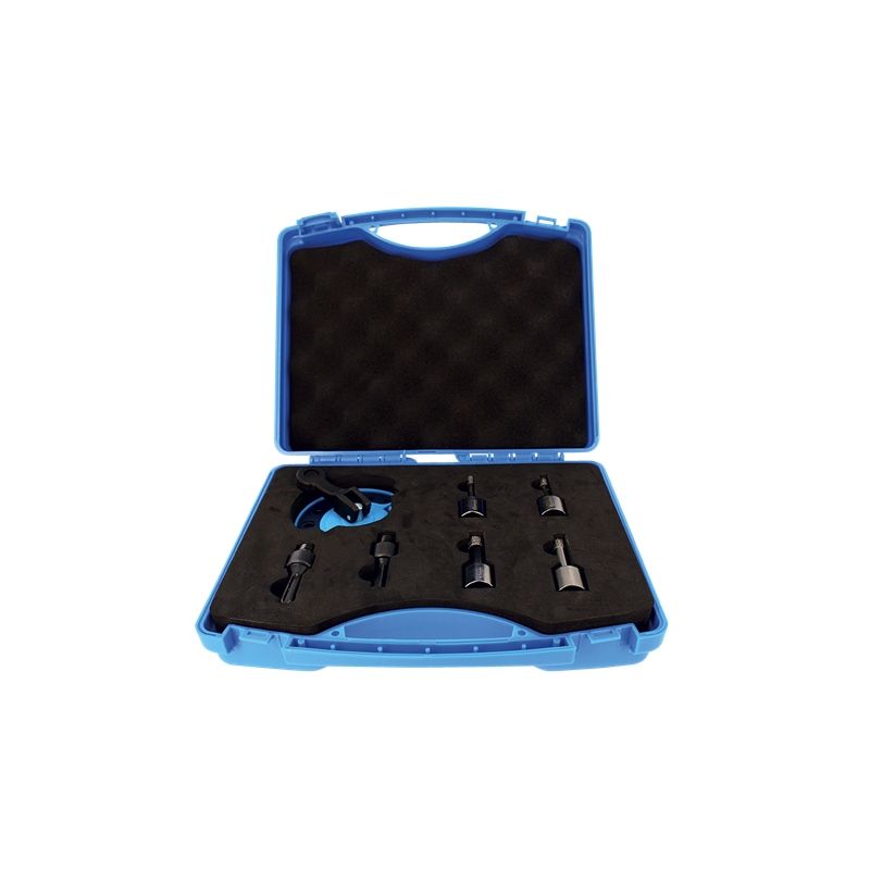 Coffret 4 Trepans Diamantes M14 Gres Cerame Ø6-8-10-12 Avec Guide De Percage ref VAL66.04 Leman