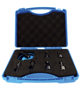 Coffret 4 Trepans Diamantes M14 Gres Cerame Ø6-8-10-12 Avec Guide De Percage ref VAL66.04 Leman