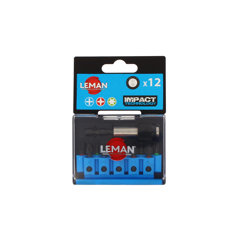 Coffret 11 Embouts Impact + Porte-Embout ref 56011 Leman