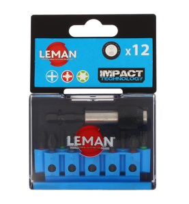 Coffret 11 Embouts Impact + Porte-Embout ref 56011 Leman