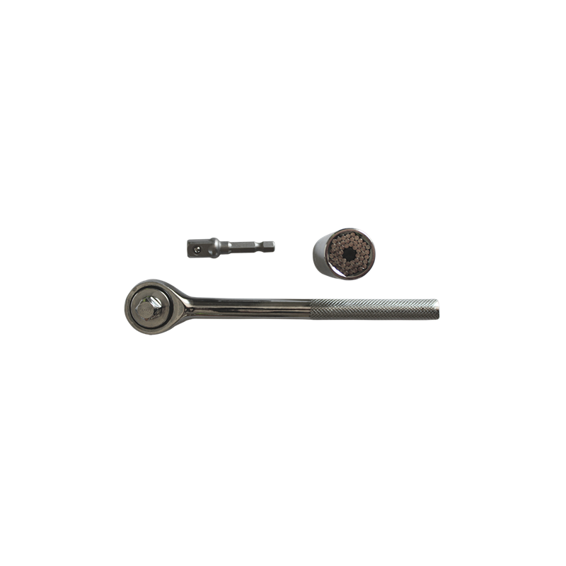 Kit Douille Universelle + Cliquet + Adaptateur ref 58003 Leman