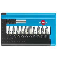 Coffret Embouts De Vissage Inox 11 Pieces ref 60011 Leman