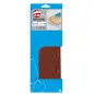 6 Patins 2X5 Trous 115X230 Gr 80 Corindon ref 115230.10.02 Leman