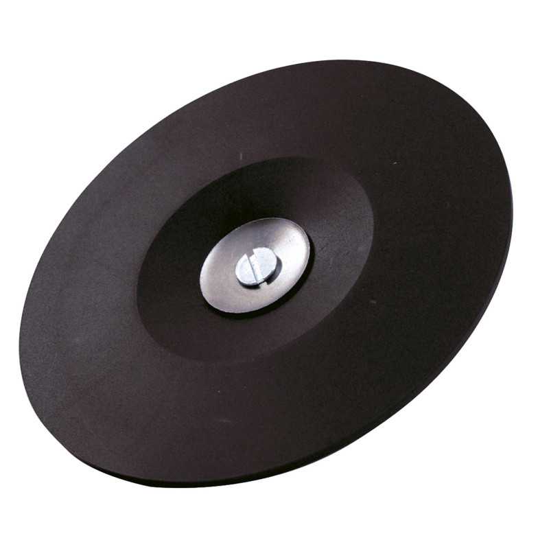 Plateau Caoutchouc Disque Fibre D115/Tige De 6 ref 118.06 Leman