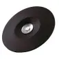 Plateau Caoutchouc Disque Fibre D125/Tige De 6 ref 128.06 Leman