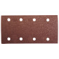6 Patins 2X3 + 2X1 Trou 93X185 Gr 80 Corindon ref 93185.62.02 Leman