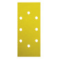 8 Patins 2X4 Trous 93X230 Gr 80 Corindon Jaune ref 93230.08.02 Leman