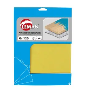 Vente de 4 FEUILLES PAPIER CORINDON 230X280 GR 40 Leman, numéro 7548 / mn_PC.00 à 3,74 €HT soit 4,49 €TTC. 