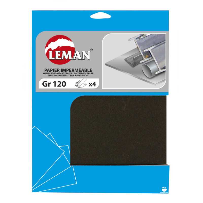 4 Feuilles Papier Impermeable 230X280 Gr 400 ref PI.03 Leman