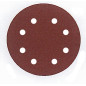 Disque Auto-Agrippant 8 Trous D.125 Gr 80 ref 125.08.080 Leman