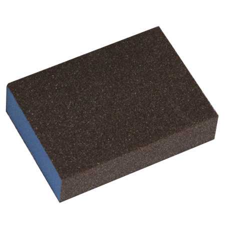Eponge Abrasive 4 Faces 69X98X26 Gr 100 ref 9870100 Leman
