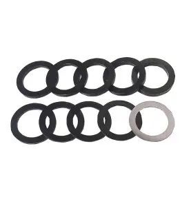 Jeu 10 Bagues Millimetriques 1 A 10Mm D.45 Al.30 ref 964.5.045.30.01 Leman