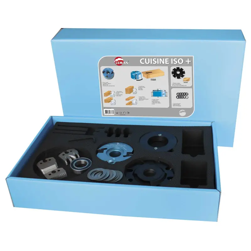 Coffret 2 Outils Al.30 Et Access. / Usinage Portes Avt.15Mm ref CUISINE.ISO Leman