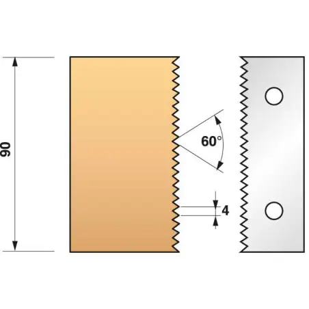 Jeu De 2 Fers Profiles N°134 Pour P.O. Ht.90Mm ref 955.134 Leman