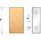 Jeu De 2 Fers Profiles N°134 Pour P.O. Ht.90Mm ref 955.134 Leman