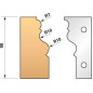 Jeu De 2 Fers Profiles N°302 Pour P.O. Ht.90Mm ref 955.302 Leman