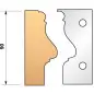 Jeu De 2 Fers Profiles N°304 Pour P.O. Ht.90Mm ref 955.304 Leman