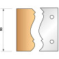 Jeu De 2 Fers Profiles N°305 Pour P.O. Ht.90Mm ref 955.305 Leman