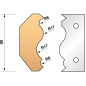 Jeu De 2 Fers Profiles N°352 Pour P.O. Ht.90Mm ref 955.352 Leman