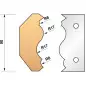 Jeu De 2 Fers Profiles N°352 Pour P.O. Ht.90Mm ref 955.352 Leman