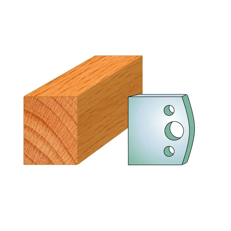 Jeu De 2 Fers Profiles Acier Ht.40Mm N°000 ref 800.000 Leman