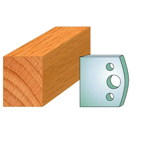 Jeu De 2 Fers Profiles Acier Ht.40Mm N°000 ref 800.000 Leman