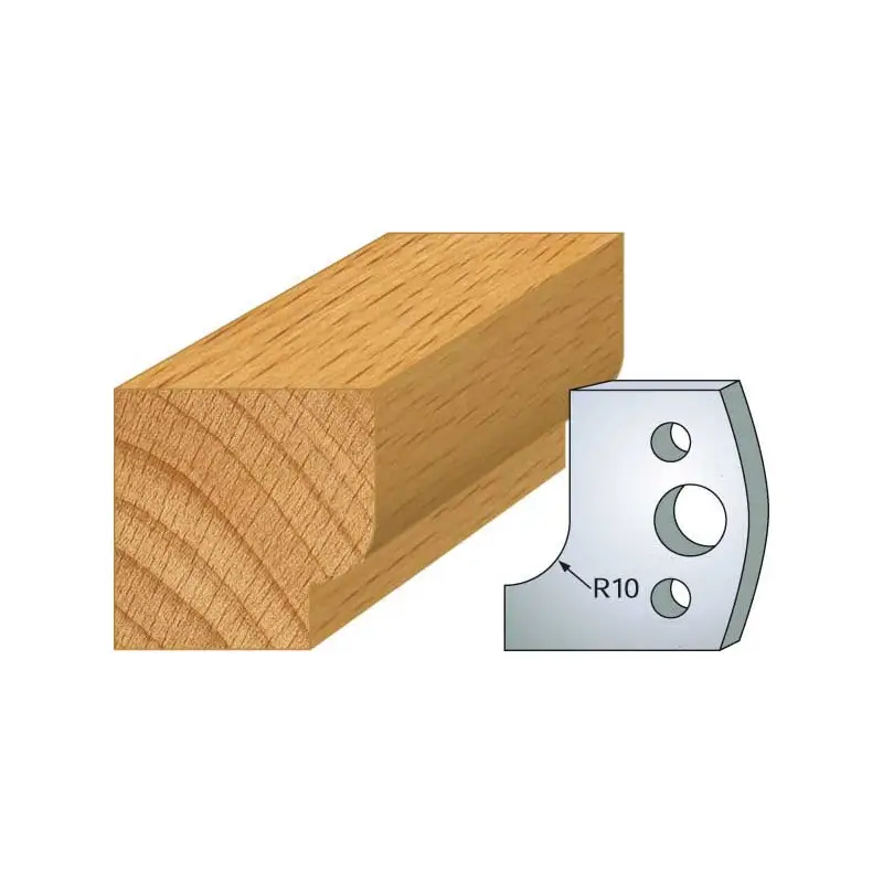 Jeu De 2 Fers Profiles Acier Ht.40Mm N°013 ref 800.013 Leman