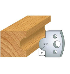 Jeu De 2 Fers Profiles Acier Ht.40Mm N°014 ref 800.014 Leman