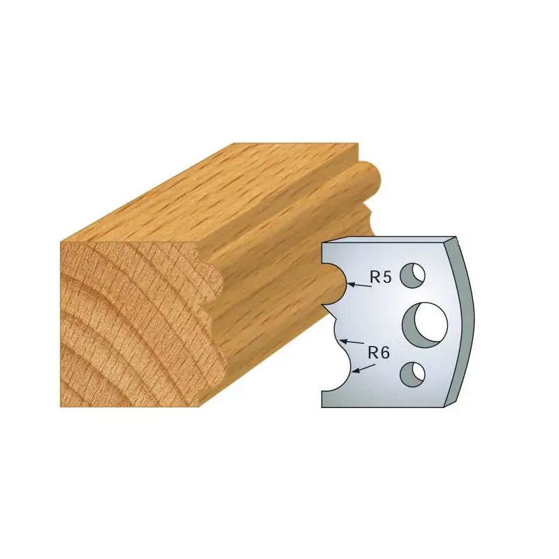 Jeu De 2 Fers Profiles Acier Ht.40Mm N°029 ref 800.029 Leman