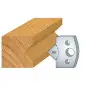 Jeu De 2 Fers Profiles Acier Ht.40Mm N°035 ref 800.035 Leman