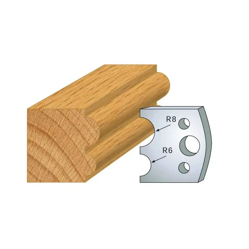 Jeu De 2 Fers Profiles Acier Ht.40Mm N°051 ref 800.051 Leman
