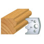 Jeu De 2 Fers Profiles Acier Ht.40Mm N°051 ref 800.051 Leman