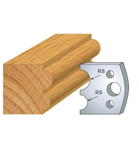 Jeu De 2 Fers Profiles Acier Ht.40Mm N°051 ref 800.051 Leman