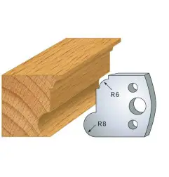 Jeu De 2 Fers Profiles Acier Ht.40Mm N°054 ref 800.054 Leman