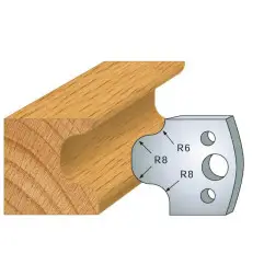 Jeu De 2 Fers Profiles Acier Ht.40Mm N°056 ref 800.056 Leman